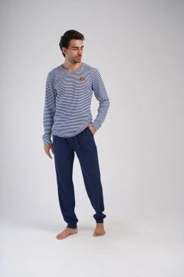 PIŻAMA MĘSKA interlock model: 4033751913 (M, L, XL, XXL) - obrazek 3