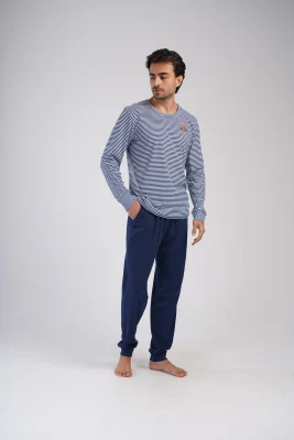 PIŻAMA MĘSKA interlock model: 4033751913 (M, L, XL, XXL) - obrazek 4