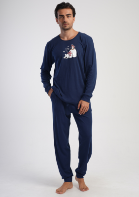PIŻAMA MĘSKA interlock model: 4033790000 (M, L, XL, XXL)