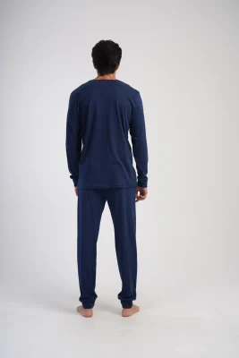 PIŻAMA MĘSKA interlock model: 4033790000 (M, L, XL, XXL) - obrazek 2