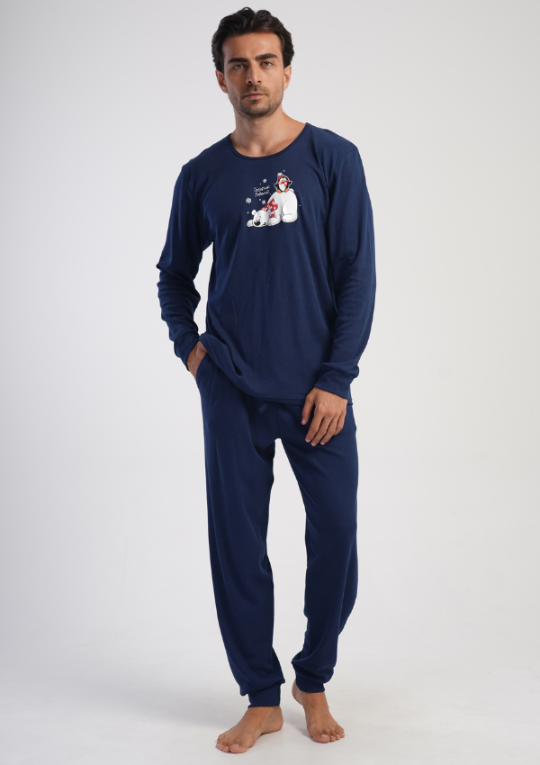 PIŻAMA MĘSKA interlock model: 4033790000 (M, L, XL, XXL)