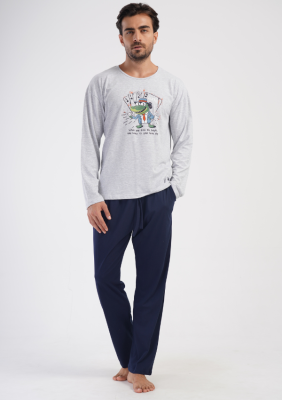 PIŻAMA MĘSKA model: 4053110000 (1XL, 2XL, 3XL, 4XL)