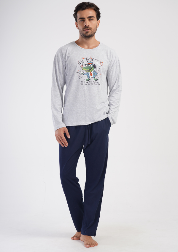 PIŻAMA MĘSKA model: 4053110000 (1XL, 2XL, 3XL, 4XL)