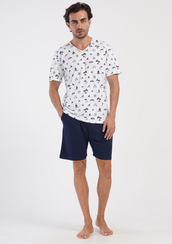 PIŻAMA MĘSKA model: 4081701348 (1XL, 2XL, 3XL, 4XL)