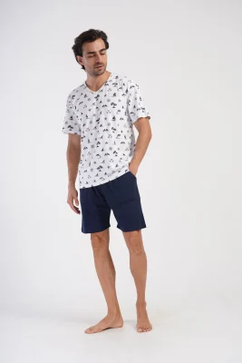 PIŻAMA MĘSKA model: 4081701348 (1XL, 2XL, 3XL, 4XL) - obrazek 4