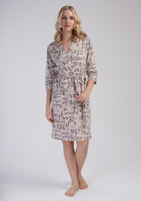 SZLAFROK DAMSKI bawełniany model: 3120776112 (S, M, L, XL)