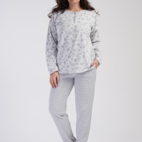 PIŻAMA DAMSKA interlock model: 4020310000 (1XL, 2XL, 3XL, 4XL)