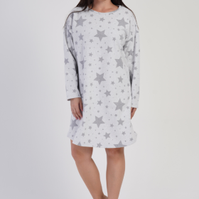 KOSZULA NOCNA DAMSKA interlock model: 4020230000 (1XL, 2XL, 3XL, 4XL)