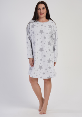 KOSZULA NOCNA DAMSKA interlock model: 4020230000 (1XL, 2XL, 3XL, 4XL)