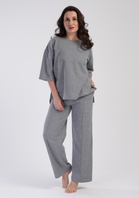 PIŻAMA DAMSKA interlock model: 4020250000 (1XL, 2XL, 3XL, 4XL)