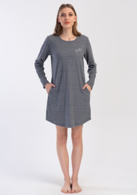 KOSZULA NOCNA DAMSKA interlock model: 4020210000 (M, L, XL, XXL)