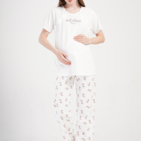 PIŻAMA DAMSKA do karmienia model: 4083281152 (S, M, L, XL)