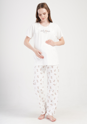PIŻAMA DAMSKA do karmienia model: 4083281152 (S, M, L, XL)
