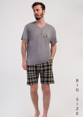 PIŻAMA MĘSKA model: 4081813421 (1XL, 2XL, 3XL, 4XL)