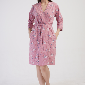 SZLAFROK DAMSKI bawełniany model: 4082376790 (S, M, L, XL, XXL)