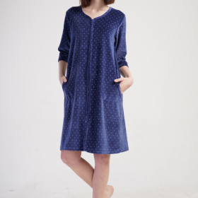 SZLAFROK DAMSKI WELUR model: 5020322126 (M, L, XL, XXL)