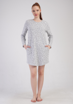 KOSZULA NOCNA DAMSKA interlock model: 5010160000 (M, L, XL, XXL)