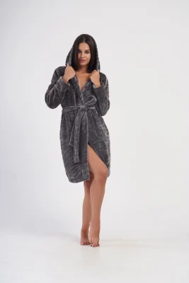 SZLAFROK DAMSKI softowy model: 4031300202 (S, M, L) - obrazek 4