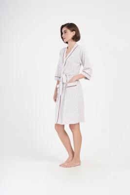SZLAFROK DAMSKI bawełniany model: 4032266025 (S, M, L, XL, XXL) - obrazek 4