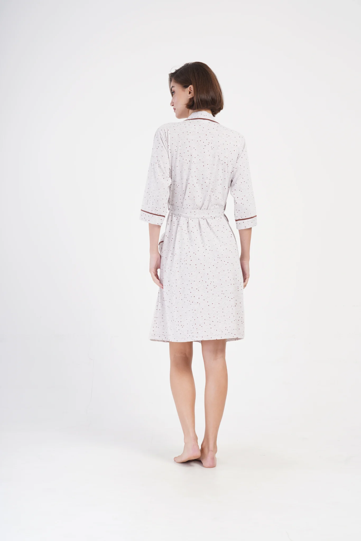 SZLAFROK DAMSKI bawełniany model: 4032266025 (S, M, L, XL, XXL) - obrazek 2