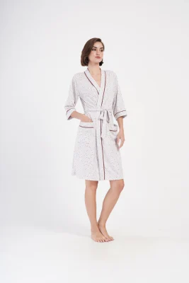SZLAFROK DAMSKI bawełniany model: 4032266025 (S, M, L, XL, XXL) - obrazek 5