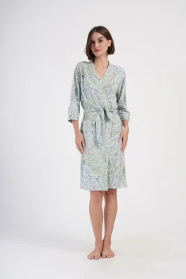 SZLAFROK DAMSKI bawełniany model: 4041091021 (M, L, XL, XXL) - obrazek 3