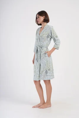 SZLAFROK DAMSKI bawełniany model: 4041091021 (M, L, XL, XXL) - obrazek 4