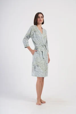 SZLAFROK DAMSKI bawełniany model: 4041091021 (M, L, XL, XXL) - obrazek 5