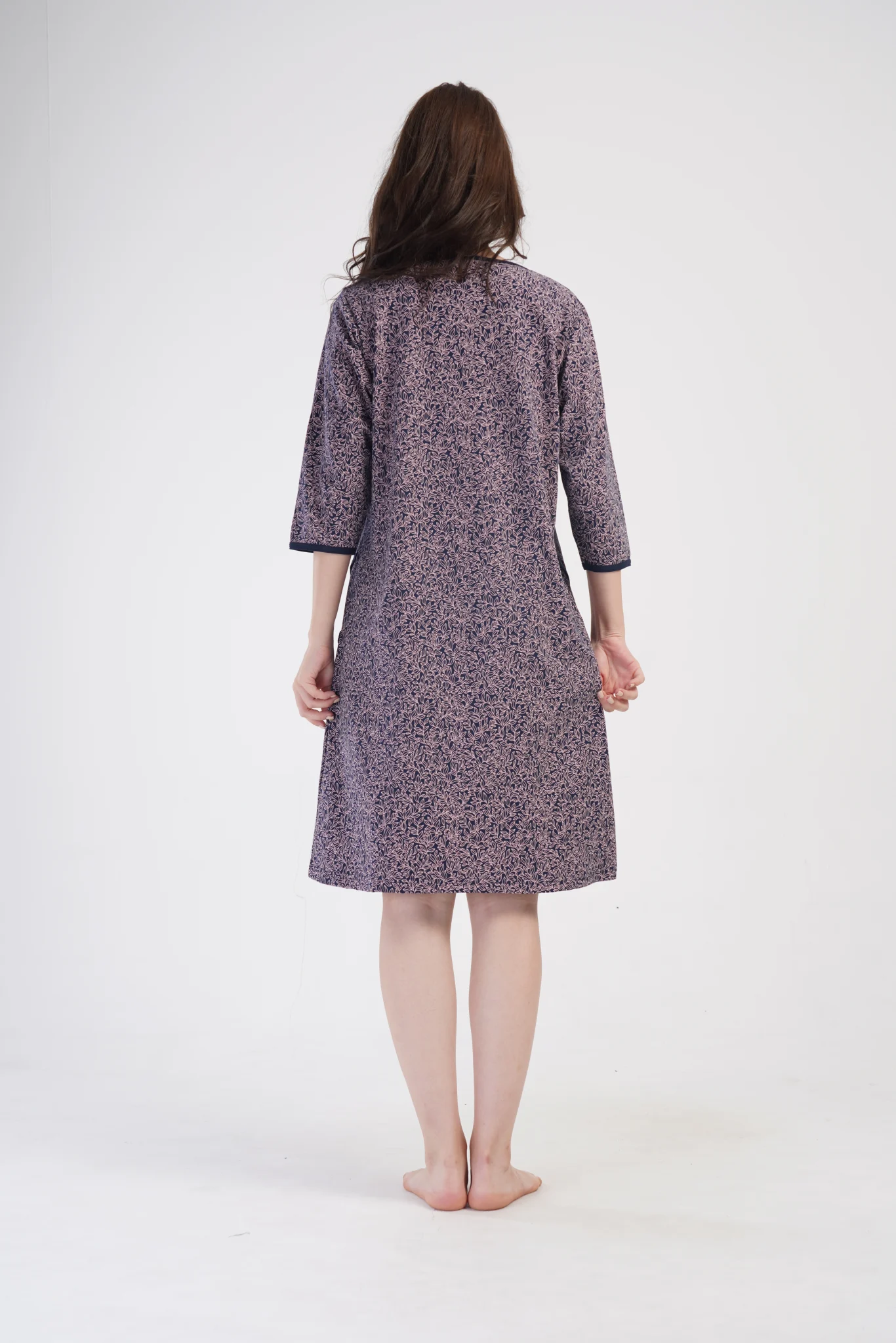 SZLAFROK DAMSKI na suwak model: 4050170648 (1XL, 2XL, 3XL, 4XL) - obrazek 2