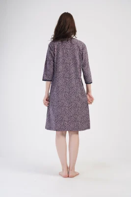 SZLAFROK DAMSKI na suwak model: 4050170648 (1XL, 2XL, 3XL, 4XL) - obrazek 2
