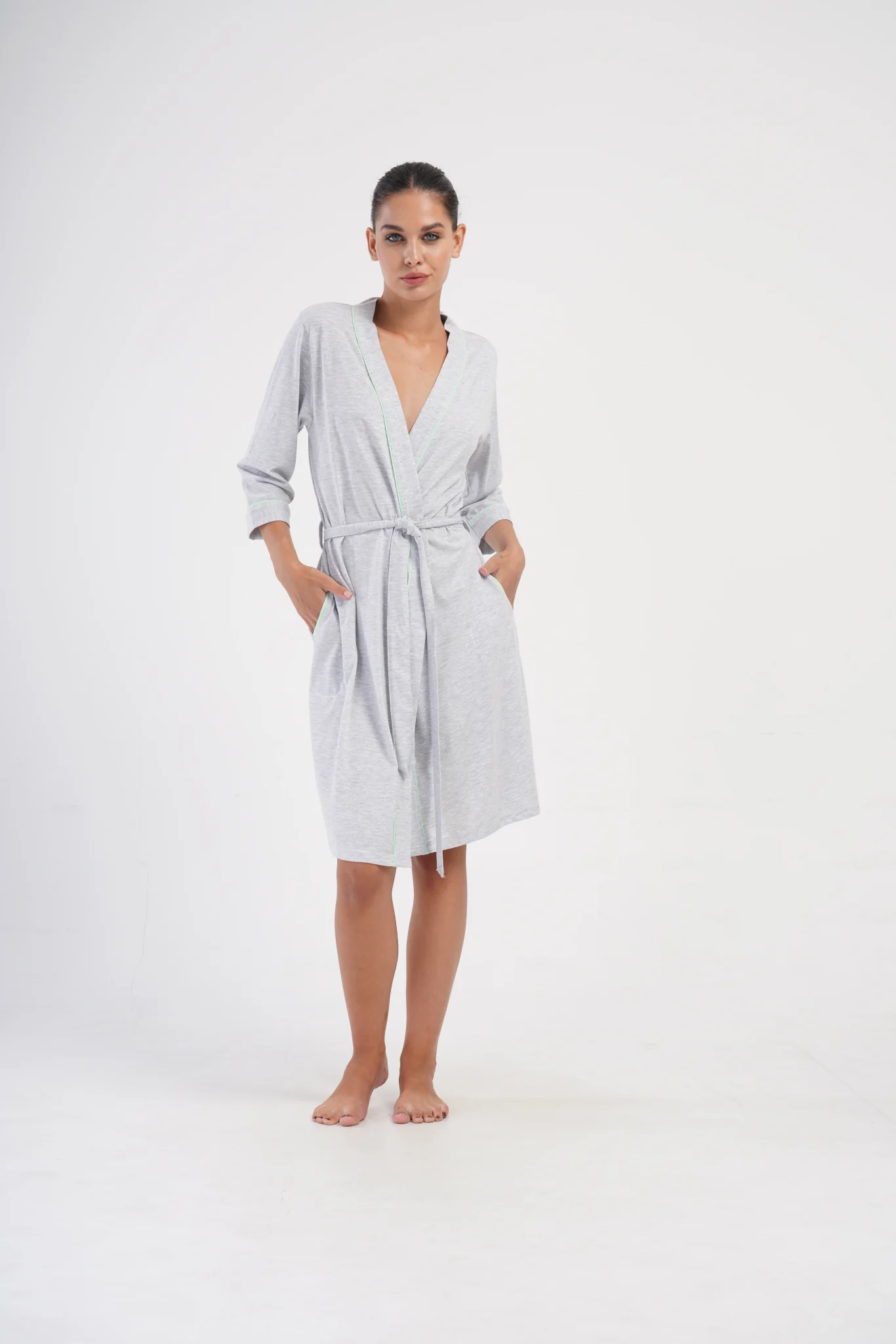 SZLAFROK DAMSKI bawełniany model: 4053590000 (L, XL, XXL) - obrazek 2