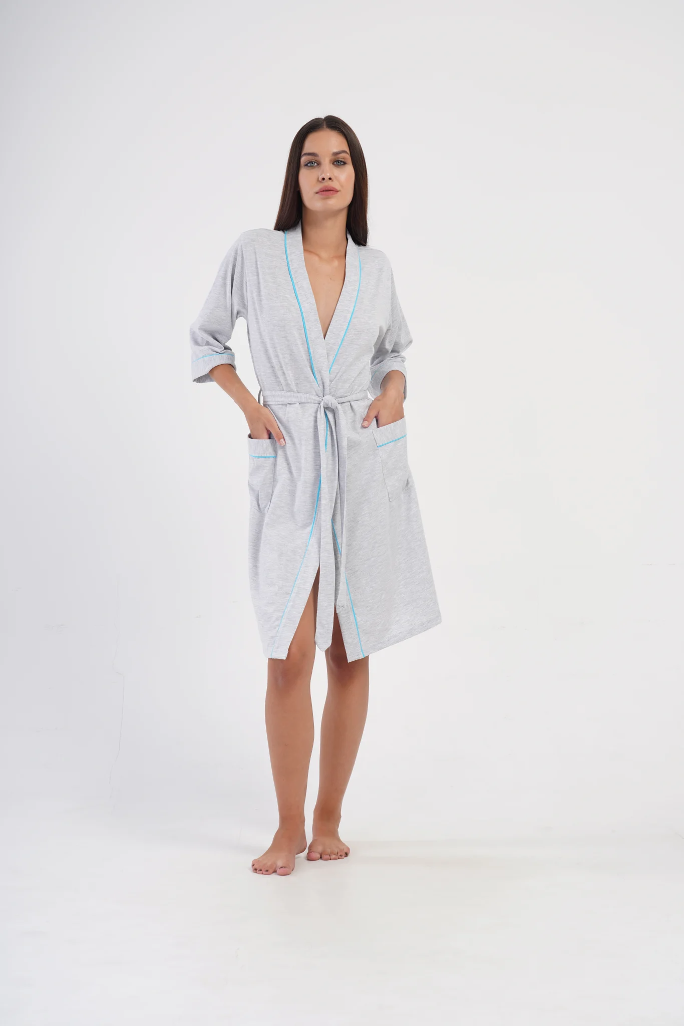 SZLAFROK DAMSKI bawełniany model: 4053600000 (L, XL, XXL) - obrazek 3