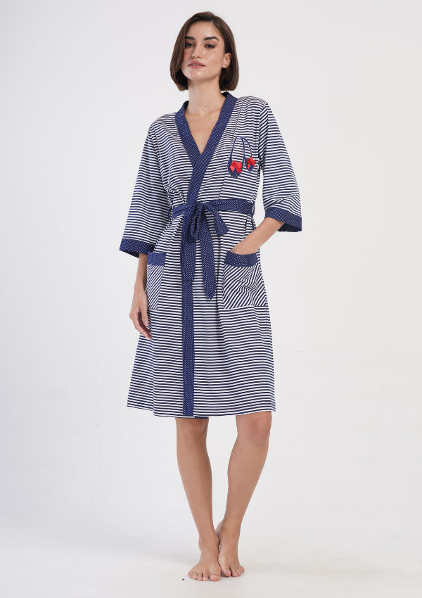 SZLAFROK DAMSKI bawełniany model: 4070221913 (L, XL, XXL)