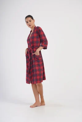 SZLAFROK DAMSKI bawełniany model: 4070433029 (L, XL, XXL) - obrazek 4