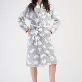 SZLAFROK DAMSKI softowy model: 4070970301 (S, M, L, XL)