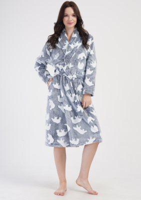 SZLAFROK DAMSKI softowy model: 4070970301 (S, M, L, XL)