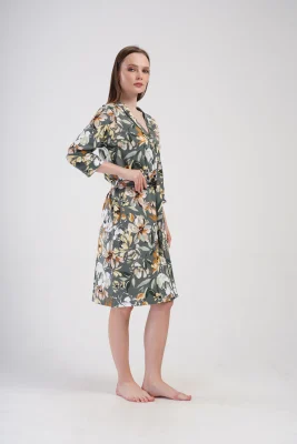 SZLAFROK DAMSKI bawełniany model: 4080160171 (M, L, XL, XXL) - obrazek 4