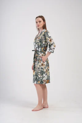 SZLAFROK DAMSKI bawełniany model: 4080160171 (M, L, XL, XXL) - obrazek 5