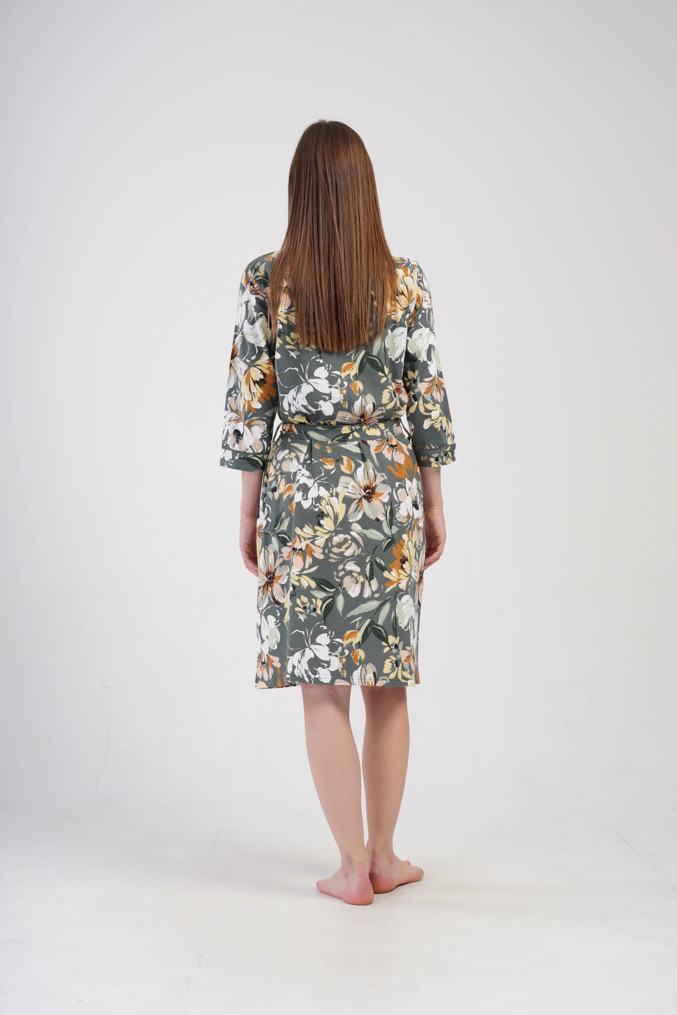 SZLAFROK DAMSKI bawełniany model: 4080160171 (M, L, XL, XXL) - obrazek 2