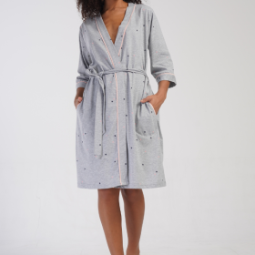 SZLAFROK DAMSKI bawełniany model: 4081440495 (1XL, 2XL, 3XL, 4XL)