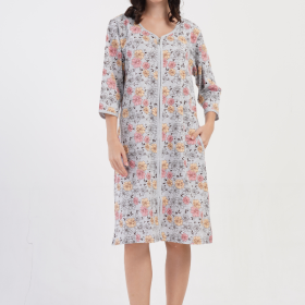 SZLAFROK DAMSKI na suwak model: 4081903402 (1XL, 2XL, 3XL, 4XL)