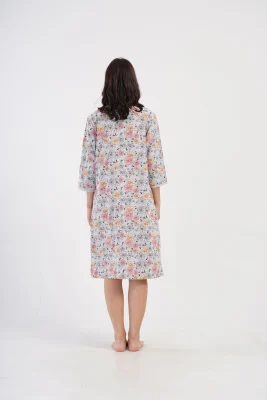 SZLAFROK DAMSKI na suwak model: 4081903402 (1XL, 2XL, 3XL, 4XL) - obrazek 2