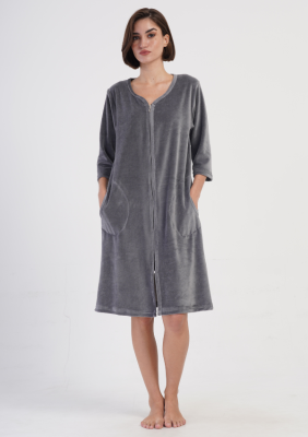 SZLAFROK DAMSKI na suwak model: 4082620000 (M, L, XL, XXL)