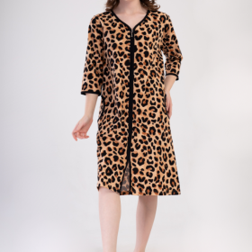 SZLAFROK DAMSKI na suwak model: 5033014962 (1XL, 2XL, 3XL, 4XL)