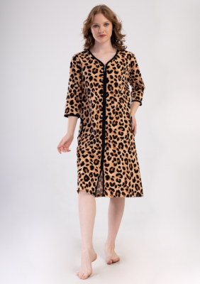 SZLAFROK DAMSKI na suwak model: 4091014962 (1XL, 2XL, 3XL, 4XL)