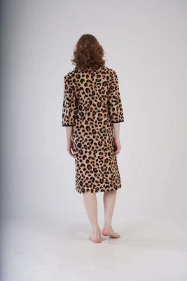 SZLAFROK DAMSKI na suwak model: 4091014962 (1XL, 2XL, 3XL, 4XL) - obrazek 2