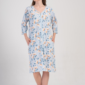 SZLAFROK DAMSKI na suwak model: 4091930710 (1XL, 2XL, 3XL, 4XL)