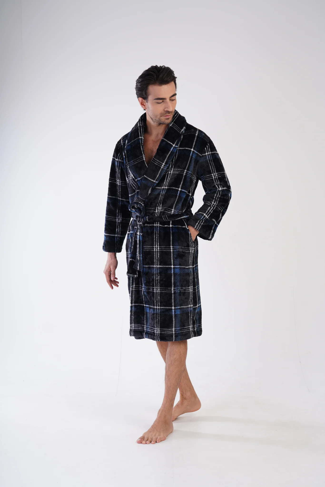 SZLAFROK MĘSKI SOFTOWY model: 3100850420 (M, L, XL, XXL) - obrazek 5