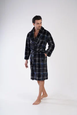 SZLAFROK MĘSKI SOFTOWY model: 3100850420 (M, L, XL, XXL) - obrazek 5