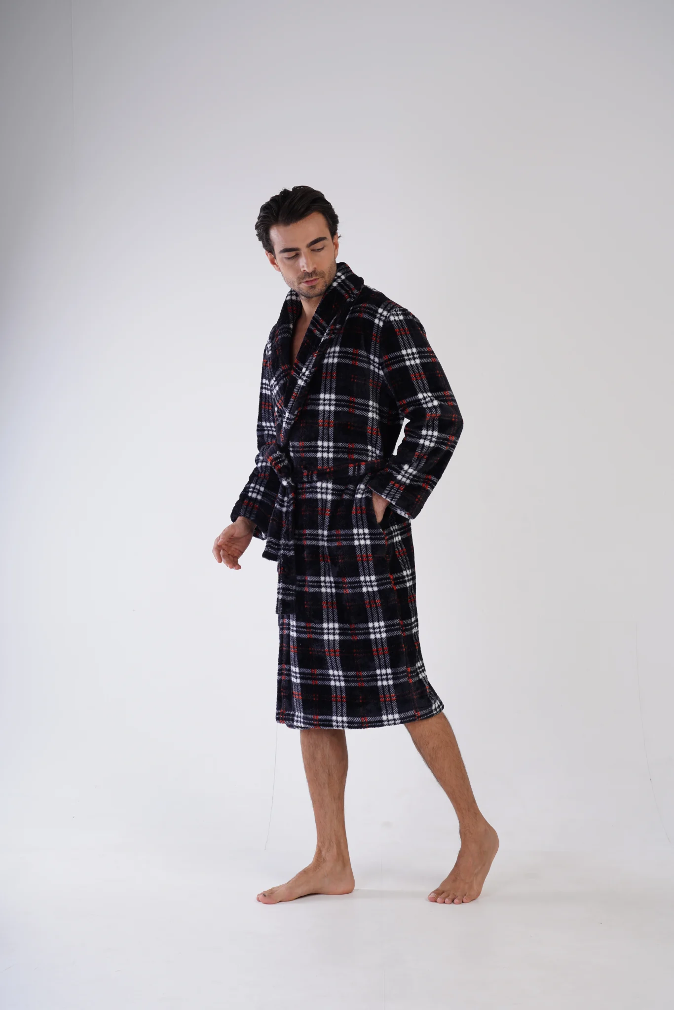 SZLAFROK MĘSKI SOFTOWY model: 3100870458 (M, L, XL, XXL) - obrazek 3